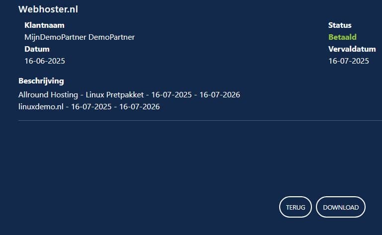 Waar vind ik mijn facturen?
