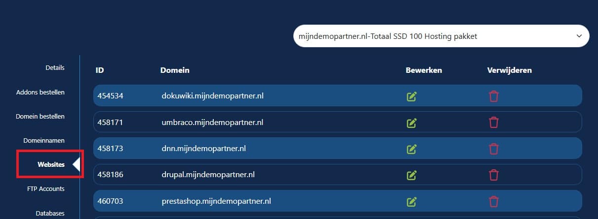 Hoe kan ik mijn ASP.NET versie instellen?