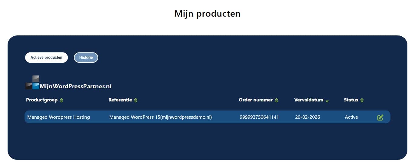 PHP versie instellen en instellingen beheren