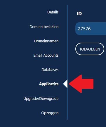 PHP versie instellen en instellingen beheren