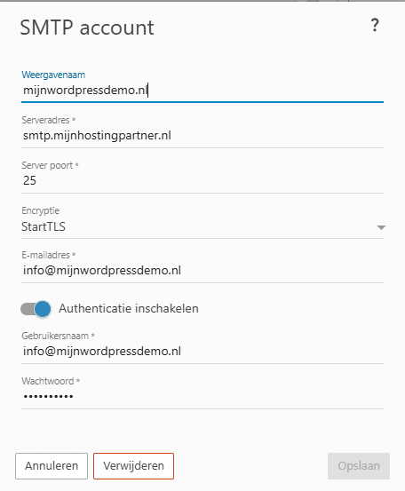 Meerdere email adressen ophalen binnen de webmail