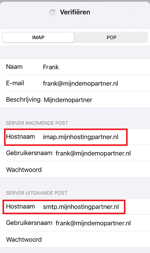 Email instellen - iOS 26 iPad/iPhone