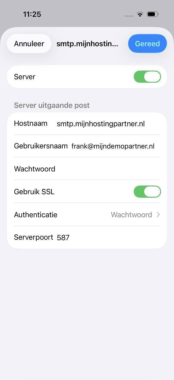 Email instellen - iOS 26 iPad/iPhone