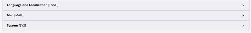 SMTP instellingen voor TYPO3