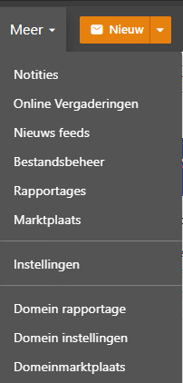 Mail importeren via de webmail