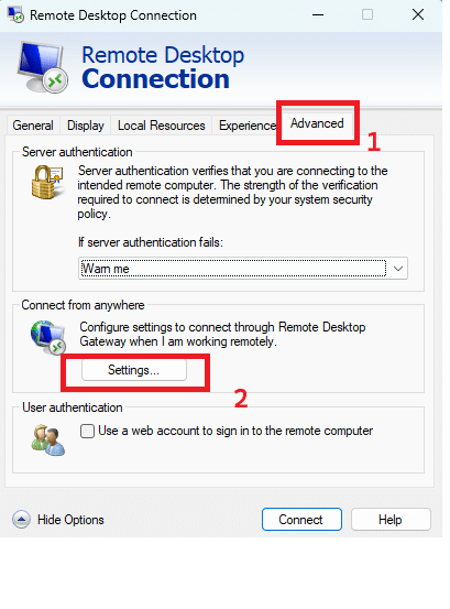 Remote Desktop connectie bijwerken naar v3