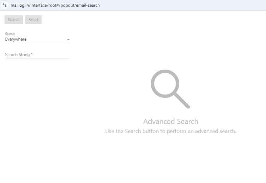 Online zoeken in de mailbox