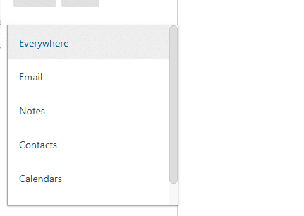 Online zoeken in de mailbox