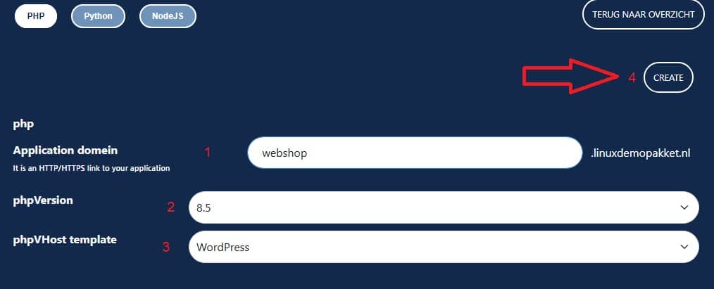 WordPress installeren binnen Linux webhosting pakket