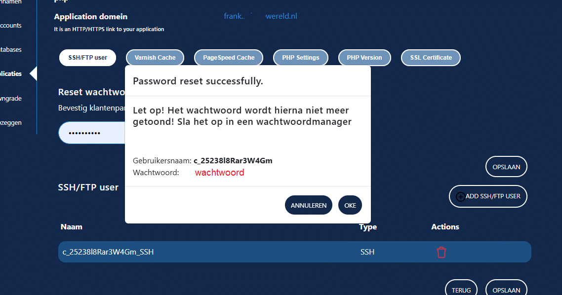 Hoofd SSH gebruiker uitgelegd