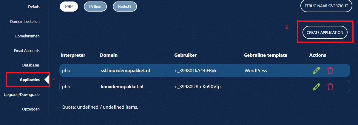 Wat is een vHost template?