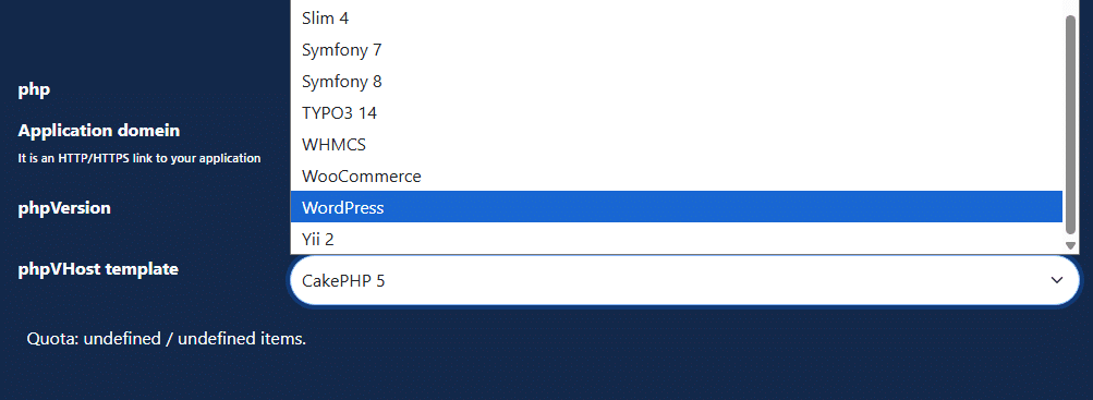 Wat is een vHost template?