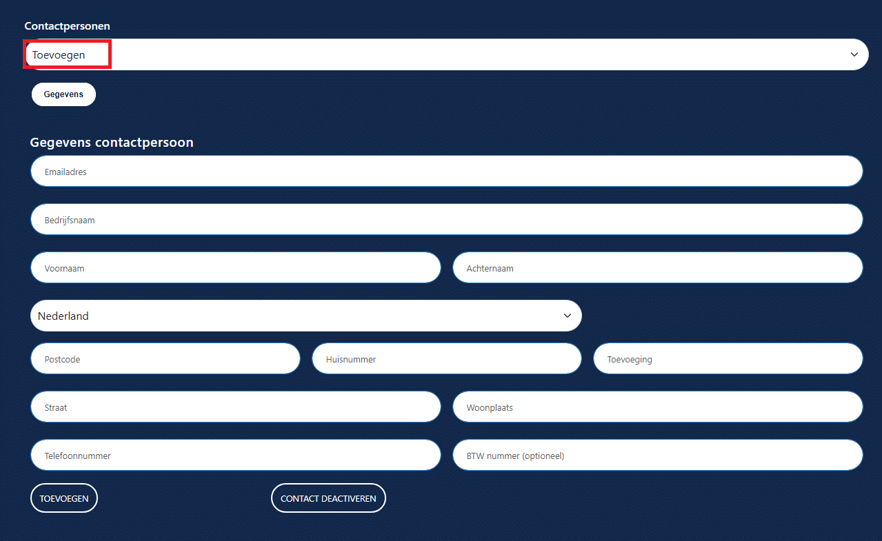 Subaccounts voor het klantenpanel beheren
