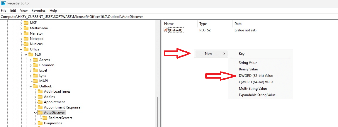 Hosted Exchange instellen binnen klassiek Outlook