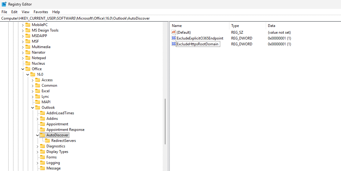 Hosted Exchange instellen binnen klassiek Outlook