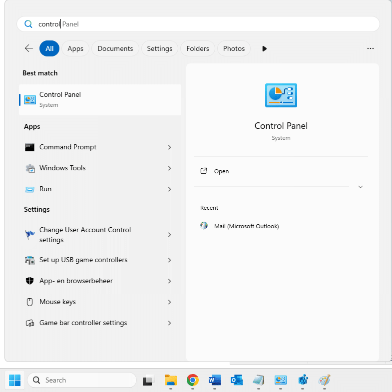 Hosted Exchange instellen binnen klassiek Outlook