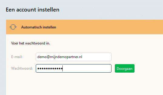 Hosted Exchange instellen binnen eM Client