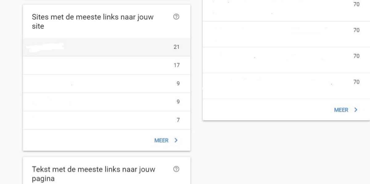 Backlinks bijhouden via Google Search Console