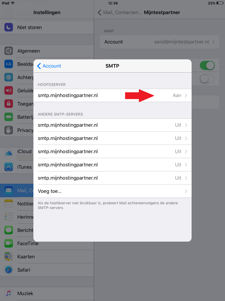 E-Mail-Einrichtung - IOS 9 iPad/iPhone