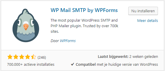 Mijn uitgaande mail werkt niet in Wordpress / SMTP WordPress