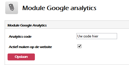 Google analytics actief maken