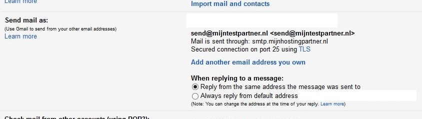 E-Mail-Einrichtung - Gmail 