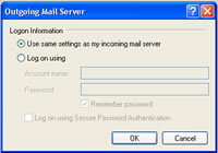 Mijn uitgaande mail werkt niet (SMTP)